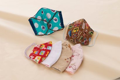笑エール 布製立体マスク