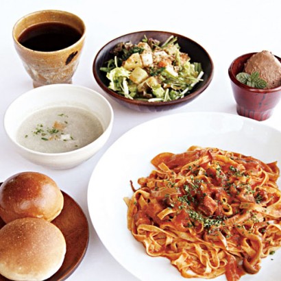 しょうぶ学園 otafukuの生パスタセット